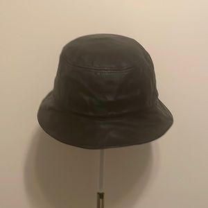 100% leather bucket hat from Wilson Leather.